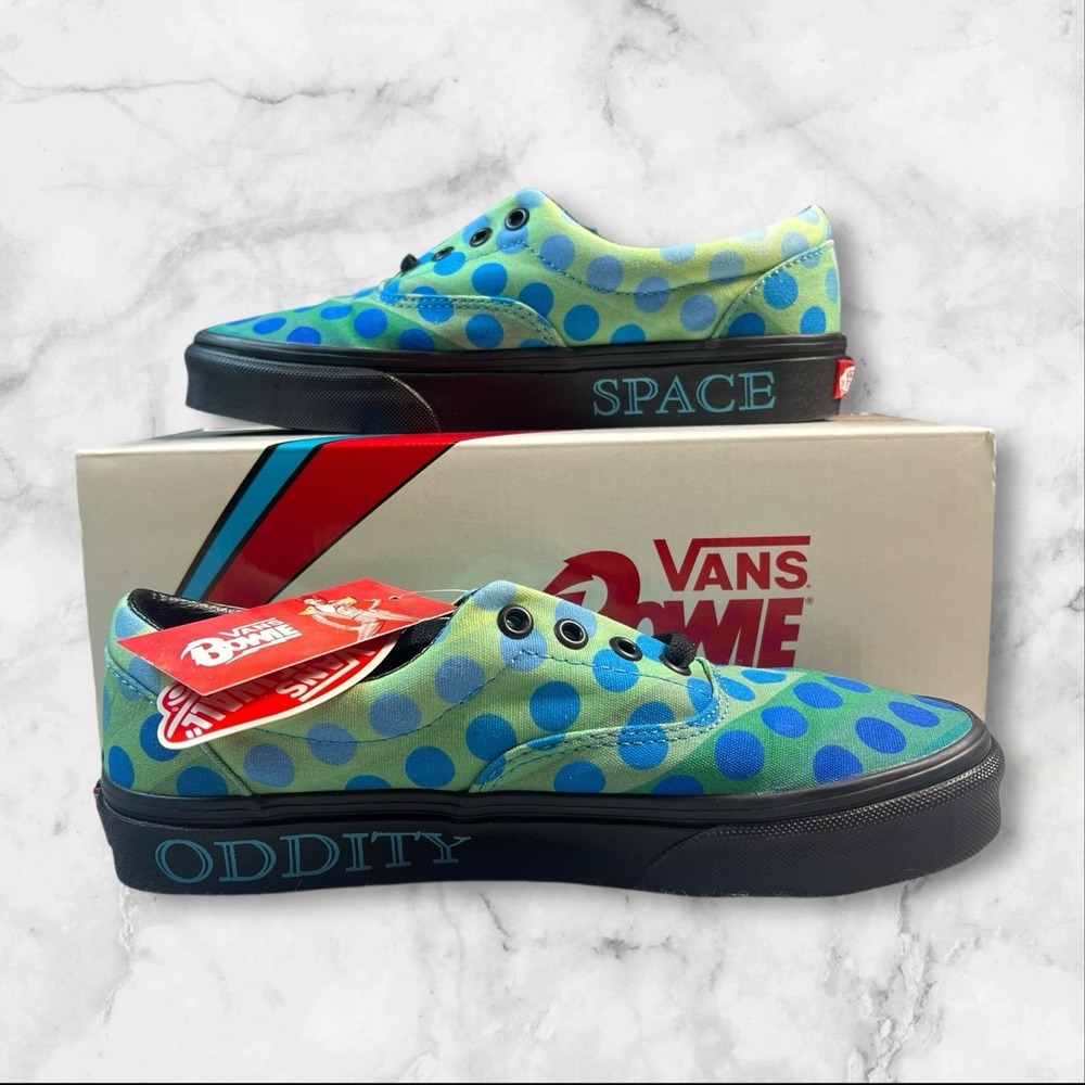 Vans Era x David Bowie Space Oddity Polka Dot Skate Shoes Women 7.5 Mens‎ 6 BNWT